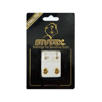 Studex Gold Plated Maxi Tiffany AB Crystal Card