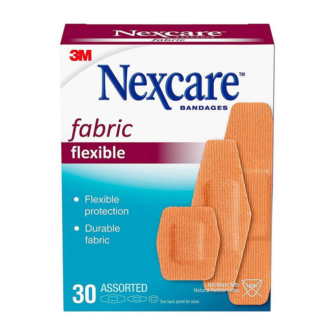 Nexcare Bandages Heavy Duty Fabric 30 Plasters