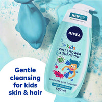 Nivea Kids 3in1 Shower Shampoo Conditioner Boy Magic Apple 500ml
