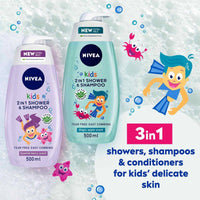 Nivea Kids 3in1 Shower Shampoo Conditioner Boy Magic Apple 500ml