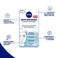 Nivea Face Skin Refining Clear Up Strips 6 Pieces