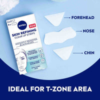 Nivea Face Skin Refining Clear Up Strips 6 Pieces