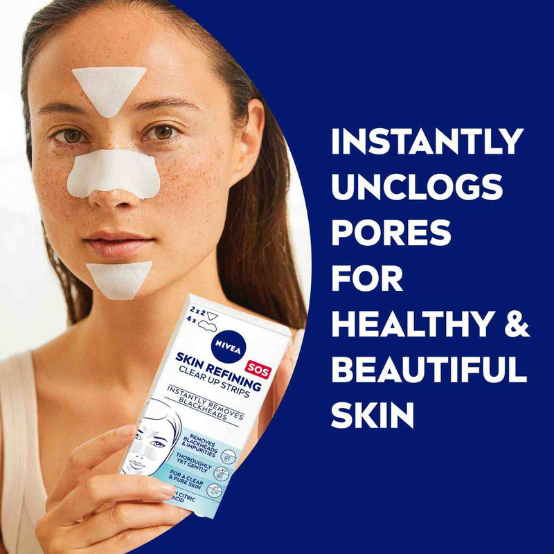 Nivea Face Skin Refining Clear Up Strips 6 Pieces