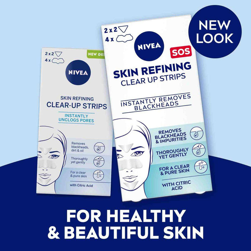 Nivea Face Skin Refining Clear Up Strips 6 Pieces
