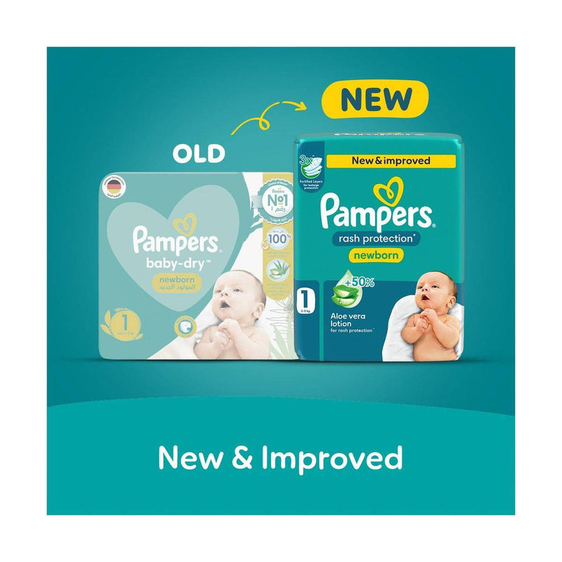 Pampers Diapers Baby Dry Taped Size 1 (2-5kg) 86 Pieces