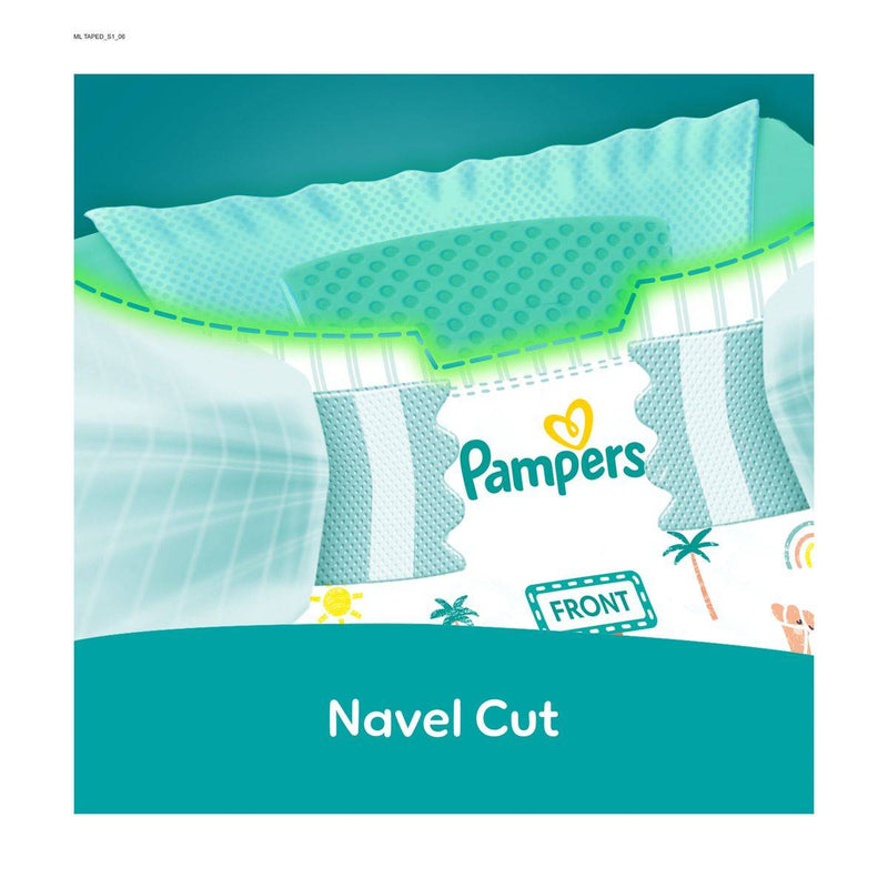 Pampers Diapers Baby Dry Taped Size 1 (2-5kg) 86 Pieces
