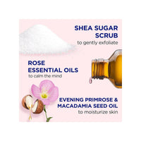 Dr Teals Shea Sugar Scrub Rose 538g