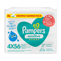 Pampers Baby Wipes Sensitive Protect 224 Pack