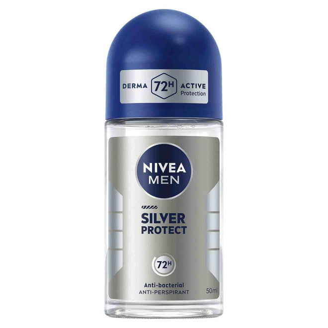 Nivea Men Deodorant Roll On Silver Protect 50ml