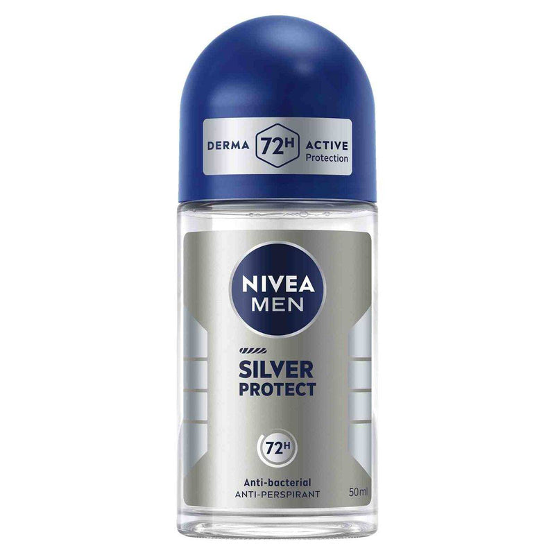 Nivea Men Deodorant Roll On Silver Protect 50ml