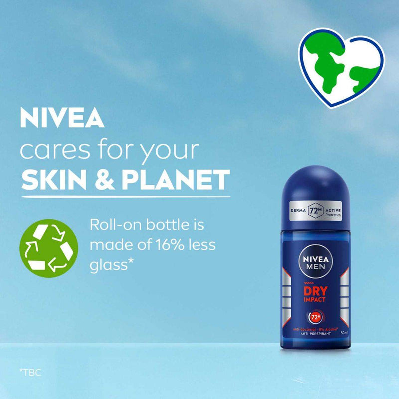 Nivea Men Deodorant Roll On Dry Impact 50ml