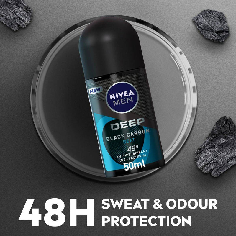 Nivea Men Deodorant Roll On Deep Beat 50ml