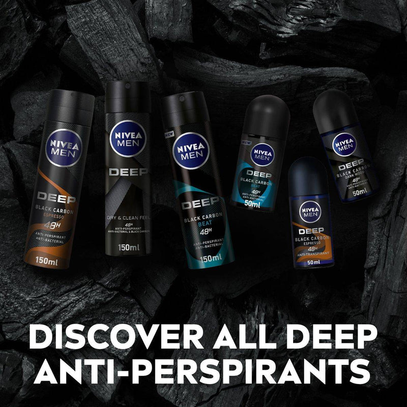 Nivea Men Deodorant Roll On Deep Beat 50ml