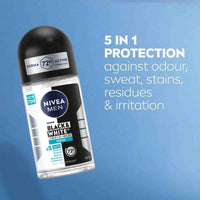 Nivea Men Deodorant Roll On Black & White Fresh 50ml
