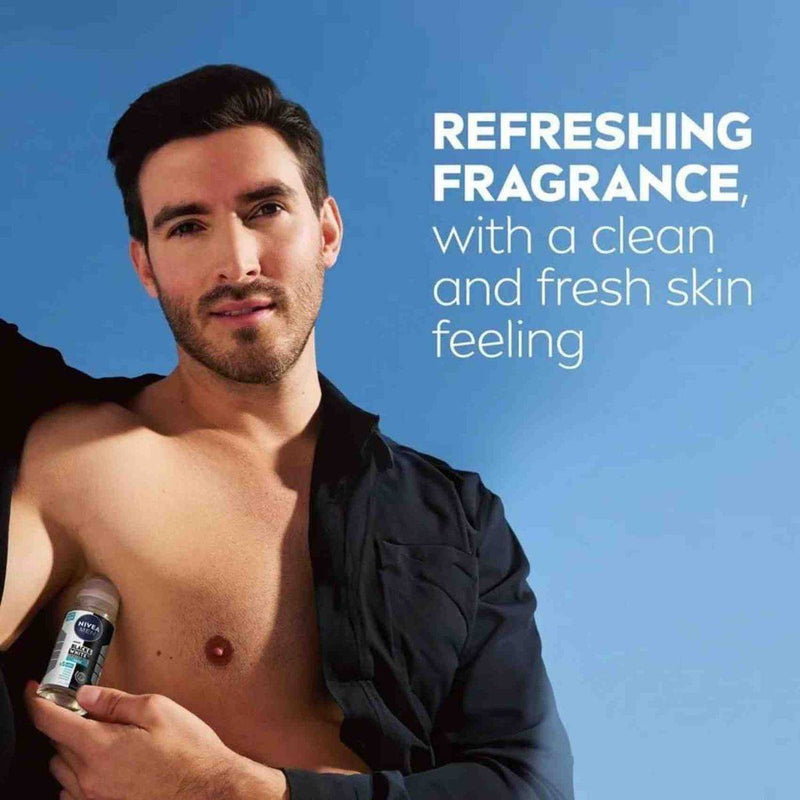 Nivea Men Deodorant Roll On Black & White Fresh 50ml