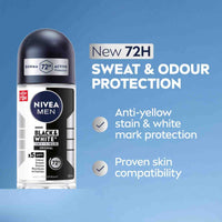 Nivea Men Deodorant Roll On Black & White 50ml