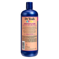 Dr Teals Kids 3 In 1 Bubble Bath Body Wash & Shampoo Elderberry 591ml