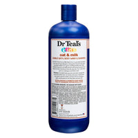 Dr Teals Kids 3 In 1 Bubble Bath Body Wash & Shampoo Oat & Milk 591ml