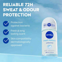 Nivea Women Deodorant Roll On Fresh Natural 50ml