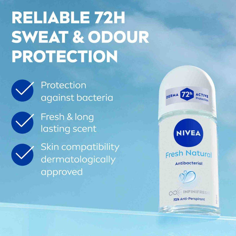 Nivea Women Deodorant Roll On Fresh Natural 50ml