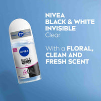 Nivea Women Deodorant Roll On Black & White 50ml