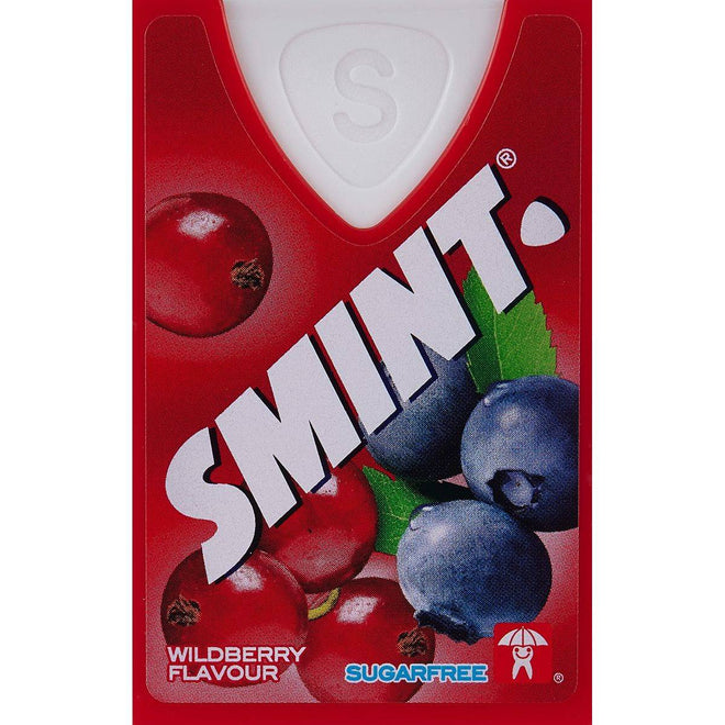 Smint Tab Sugar Free Wild Berry Mints 8g