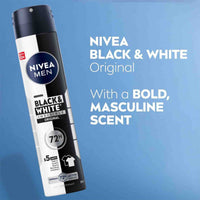 Nivea Men Deodorant Spray Black & White 200ml