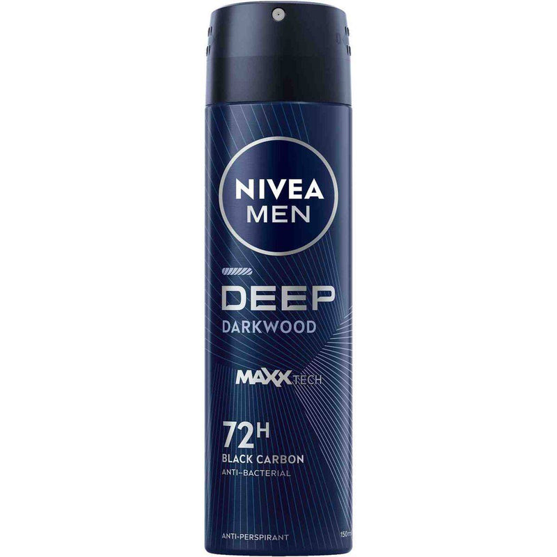 Nivea Men Deodorant Spray Deep Black Carbon 150ml