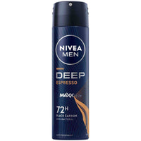 Nivea Men Deodorant Spray Deep Black Carbon Espresso 150ml