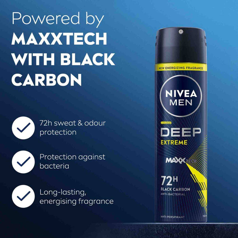 Nivea Men Deodorant Spray Deep Extreme 150ml