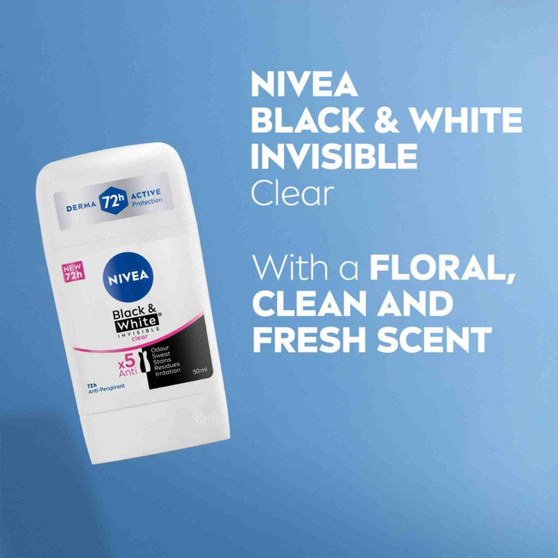 Nivea Women Deodorant Stck Black & White Original 50ml