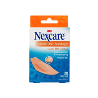 Nexcare Bandages Active 360 28x76mm 30 Plasters