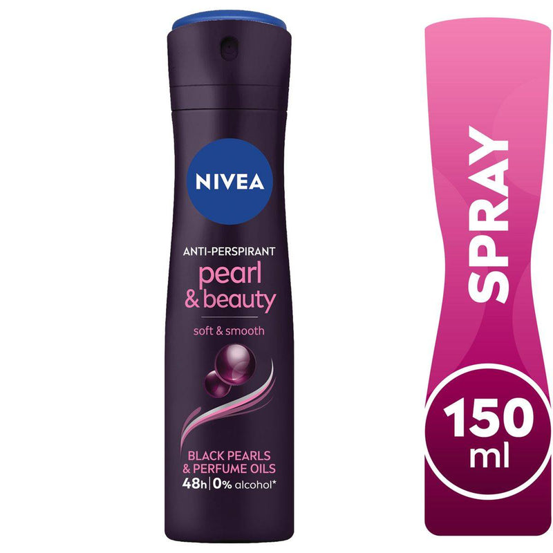 Nivea Women Deodorant Spray Pearl & Beauty Black 150ml