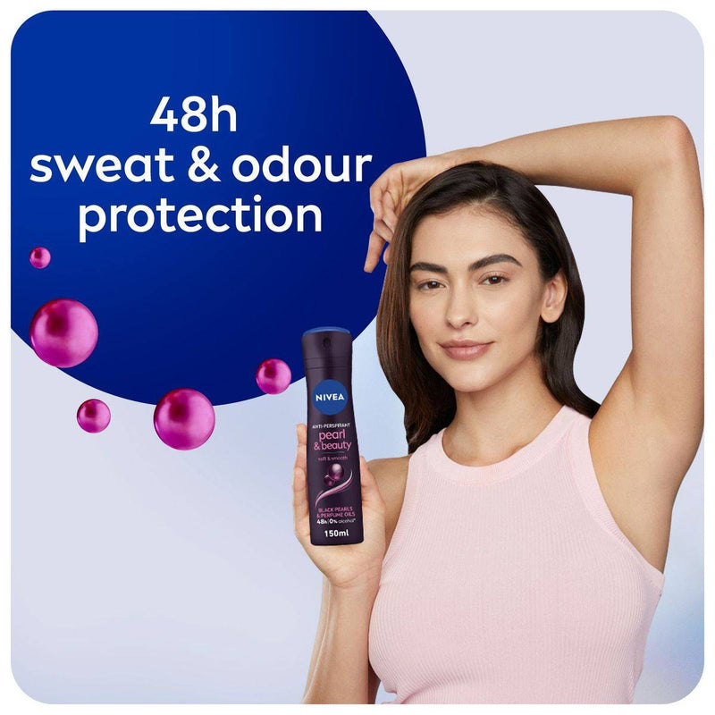 Nivea Women Deodorant Spray Pearl & Beauty Black 150ml