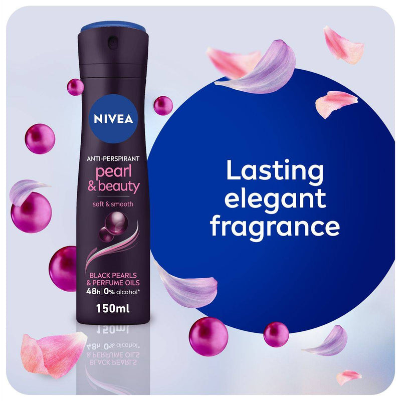 Nivea Women Deodorant Spray Pearl & Beauty Black 150ml