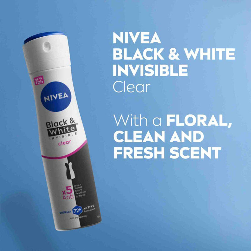 Nivea Women Deodorant Spray Black & White 200ml