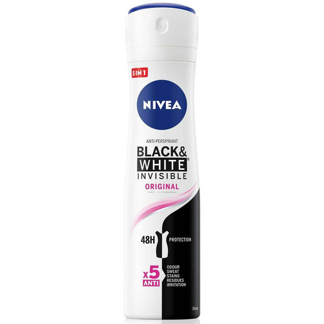 Nivea Women Deodorant Spray Black & White 150ml