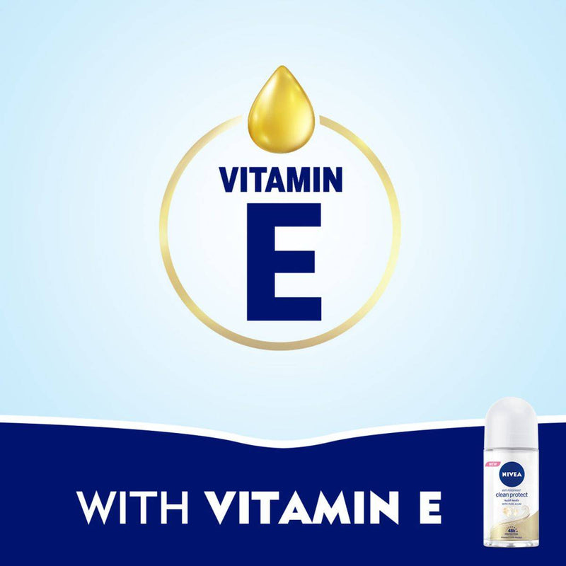 Nivea Women Deodorant Roll On Clean Protect 50ml