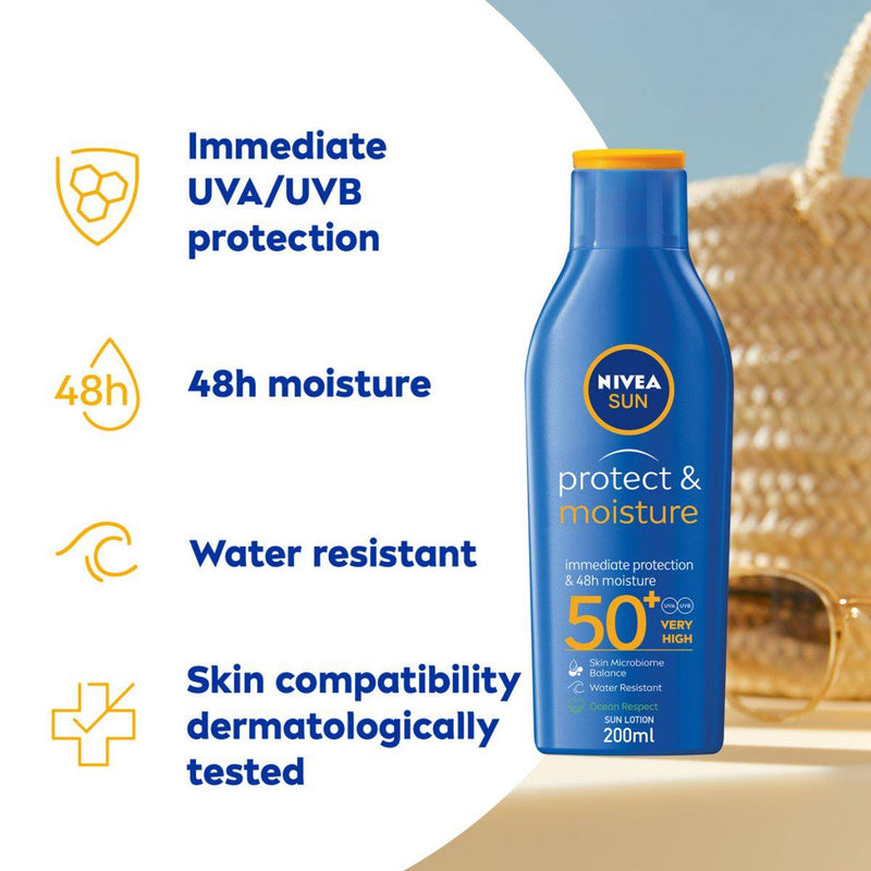 Nivea Sun Protect & Moisture Lotion SPF50 200ml