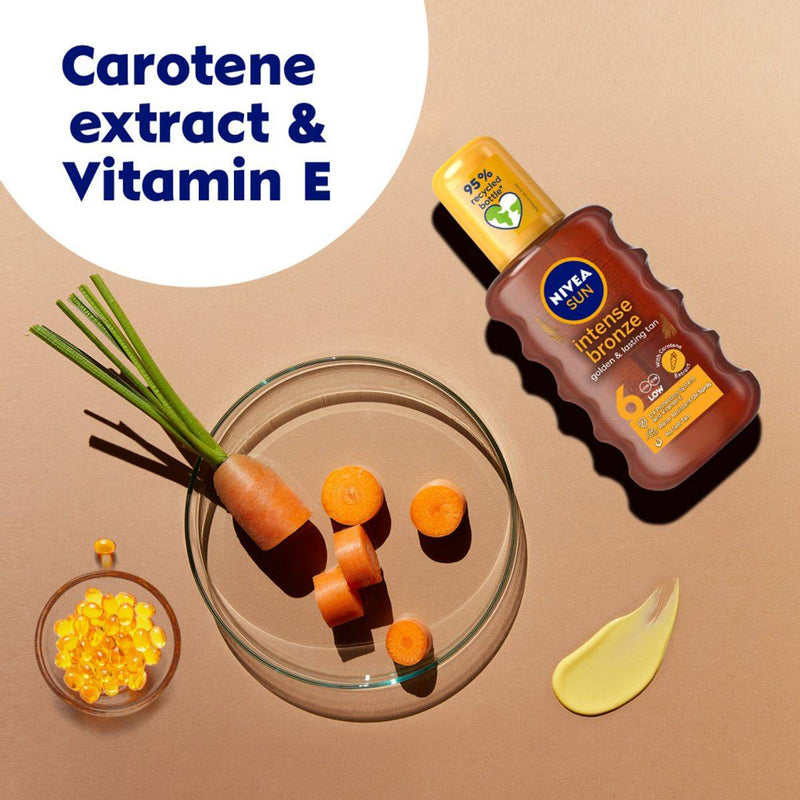 Nivea Sun Carotene Tanning Oil Spray SPF6 200ml