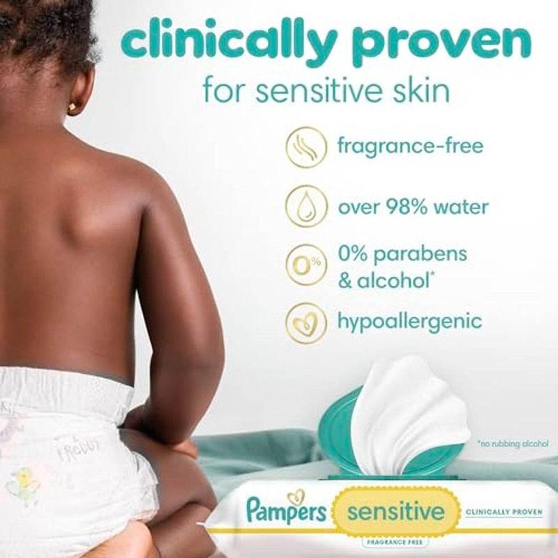 Pampers Baby Wipes Sensitive Protect 168 Pack