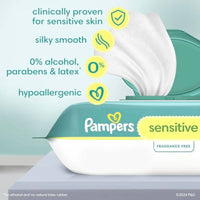 Pampers Baby Wipes Sensitive Protect 56 Pack