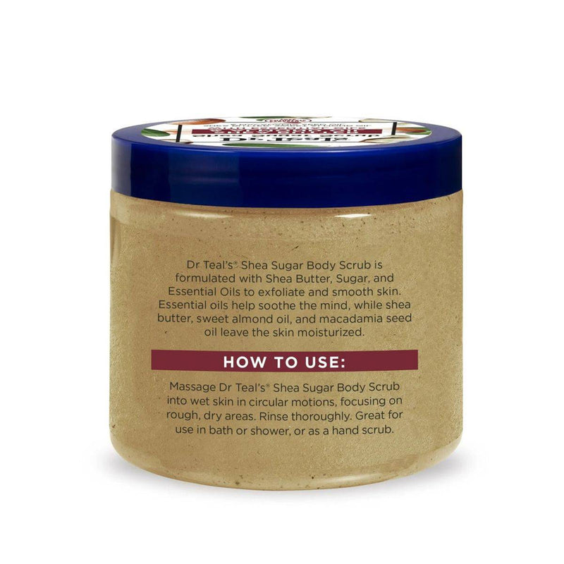 Dr Teals Shea Sugar Scrub Shea Butter & Almond Oil 538g