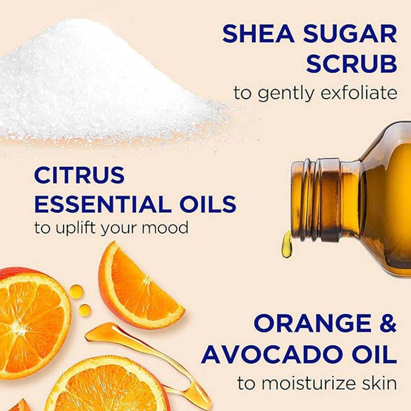 Dr Teals Shea Sugar Scrub Vitamin C & Citrus Essential Oils 538g