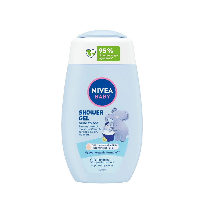 Nivea Baby Shower Gel Head To Toe 200ml