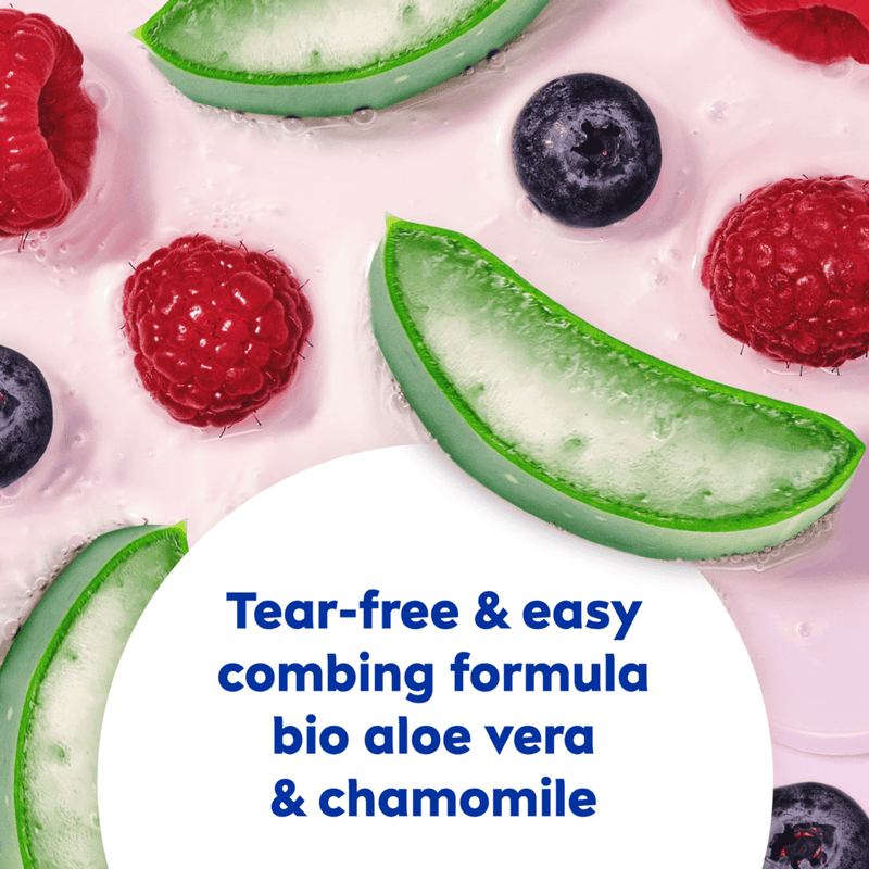 Nivea Kids 3in1 Shower Shampoo Conditioner Girl Sparkle Berry 500ml