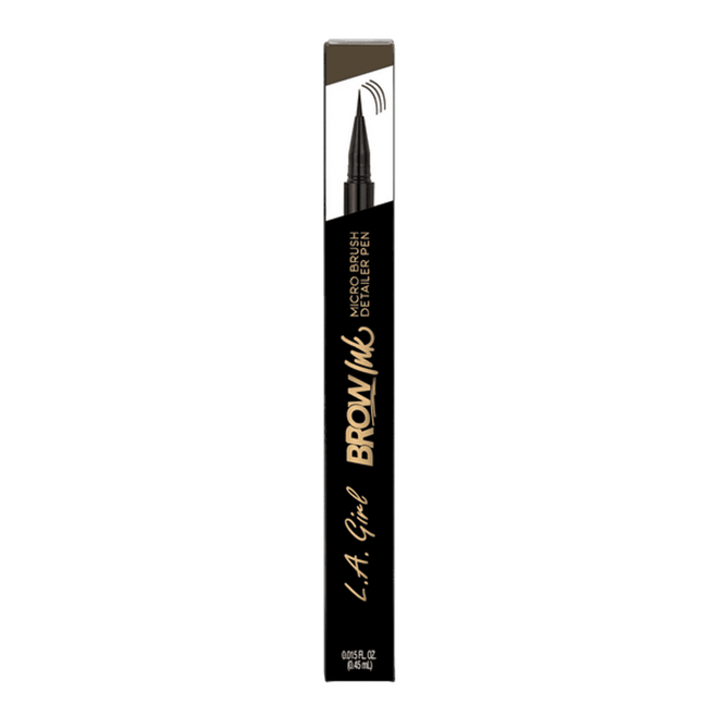LA Girl Brow Ink Micro Brush Detailer Pen Soft Brown