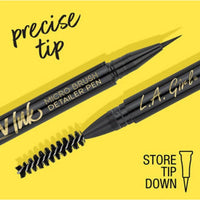 LA Girl Brow Ink Micro Brush Detailer Pen Soft Brown
