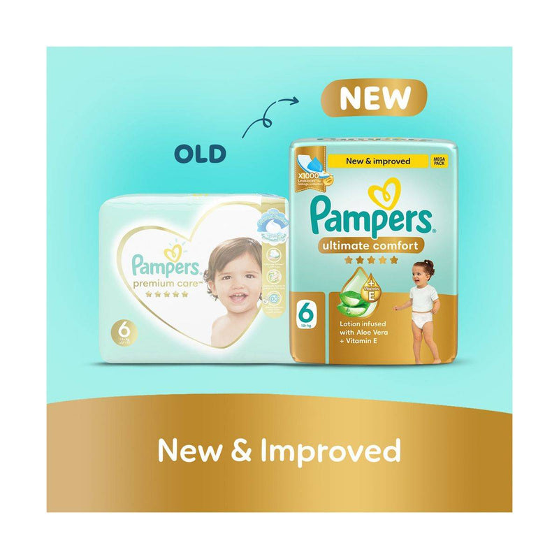 Pampers Diapers Premium Care Taped Size 6 (13+kg) 36 Pieces
