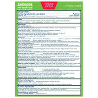Salonpas Pain Relieving Ultra Thin 5 Patches
